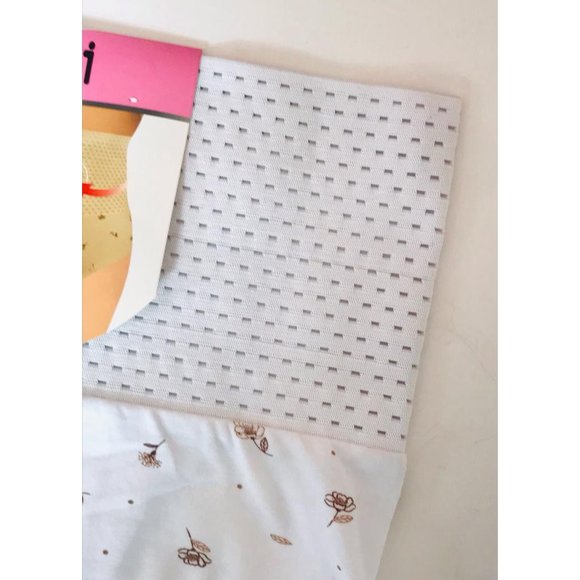 Women Flower High Waist Tummy Control Shape Intimate Underwear Panties White S - Picture 4 of 6